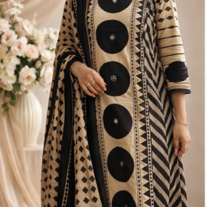 black & beige 3pc set