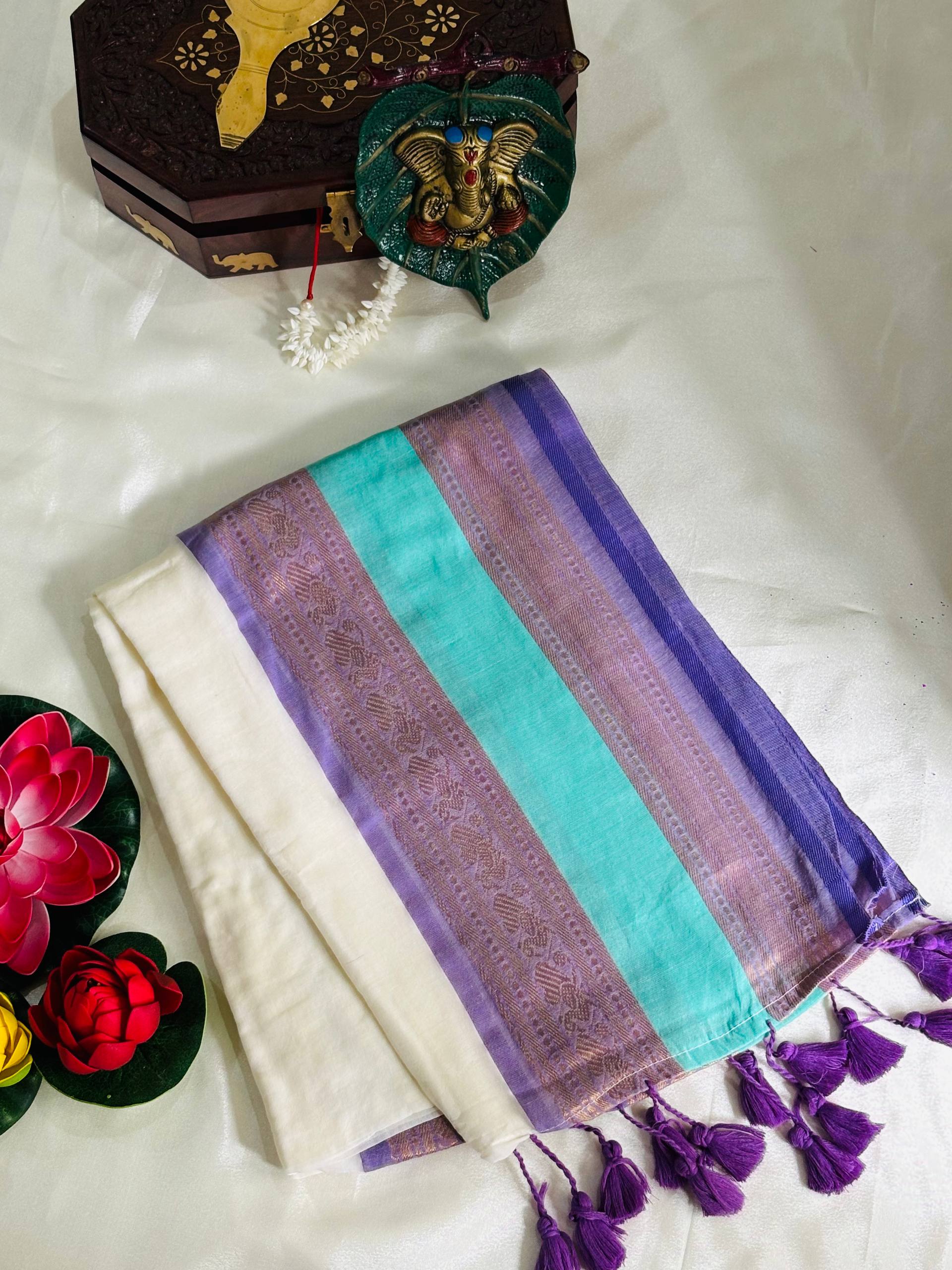 pink and gold mulcotton onam saree pink and gold mulcotton onam saree